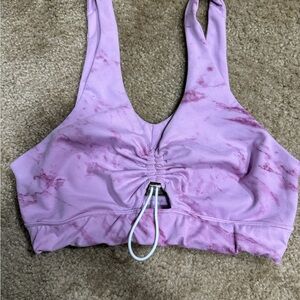 Bombshell Sportswear Lavender Tie-Dye Sports Bra